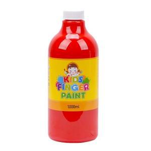 핑거페인트 1000ml 낱색 빨강색 미술놀이 물감