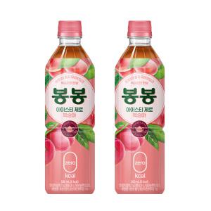 봉봉 아이스티제로 복숭아 500ml 24개