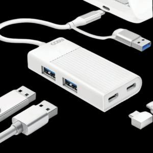 C타입 USB 3.2 멀티 허브 / PC 컴퓨터 노트북 맥북 아이패드 핸드폰 포트 확장 분배기 어댑터 HUB 추천