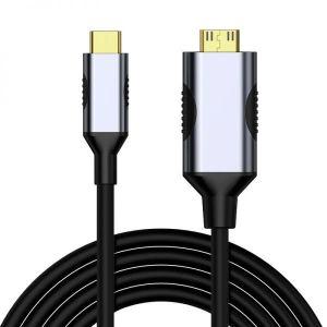 항공케이블 USB C타입 to 미니 HDMI 케이블 4K 2.0 60Hz 맥북 프로 에어 아이패드 HDTV 1.5M