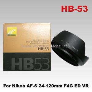 니콘 AF-S 니코르 카메라 렌즈용 프론트 후드 HB-53 부품 F4G ED VR 77mm 24-120mm