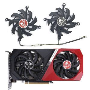 컬러풀 지포스 쿨러 팬 교체품, 그래픽 비디오 카드 냉각 팬, RTX 3060 Ti RTX3060 NB DUO 12G V2 L-V, 85M