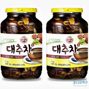 주오 대추청 대추차 대추 환절기 건강차 사무실 1KG 2개