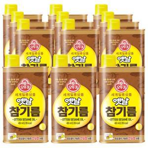 [오뚜기] 오뚜기  옛날 참기름 450ml 12개