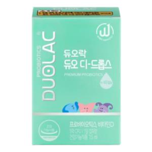 듀오락 듀오 디 드롭스 아기 유산균 비타민D 7.5ml