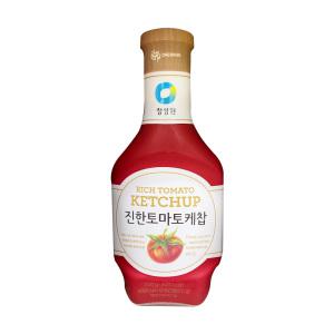 청정원 진한케찹 500g 식자재마트 펜션음식 도매가