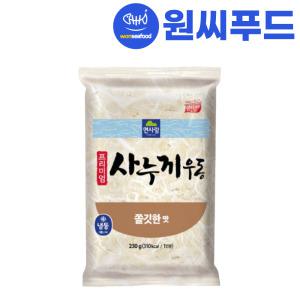 면사랑 프리미엄 사누끼우동 쫄깃한맛 230g 1인분(개별포장) 냉동 우동면 사리