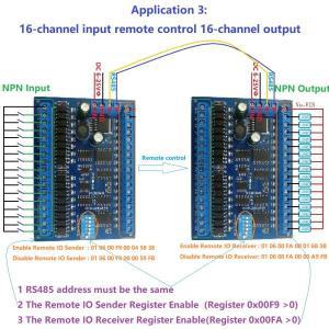 Dc 6530V12V 24V 16 In 16 Out Rs485 원격 제어 스위치 Plc Io 확장 보드 03 06 16 Modbus Rtu 모듈