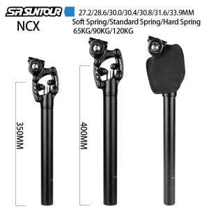 SR SUNTOUR NCX 자전거 완충기 시트포스트 27.2 28.6 30.0 31.6 33.9mm x 350mm 400mm 산악 시트 튜브