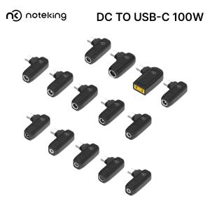 노트킹 전원 어댑터 충전기 AC DC TO USB C타입 PD 100W 변환 젠더 케이블 F 팁