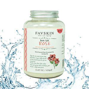 FAVSKIN 입욕제 바스솔트 (대) 로즈 450g 목욕소금 소금제 쏠트 바쓰 결혼선물 신행 집들이 배쓰 배스