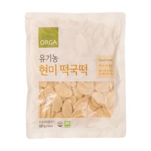 [롯데백화점]올가홀푸드 유기농 현미 떡국떡 (500g) * 2