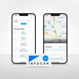 인포카 자동차 스캐너 IO180-IH android iOS동시호환 OBD2 ELM327 진단기