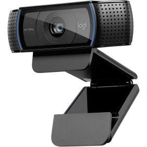 Logitech HD Pro 웹캠 C920 와이드스크린 화상 통화 및 녹화 1080p 카메라 데스크탑 또는