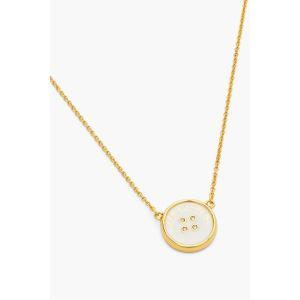 [마크제이콥스]MARC JACOBS Button Enamel Pendant Necklace_Gold Cream_MBEDS25007GDX 121698250