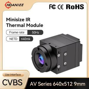 9mm 카메라 카메라 CVBS 마이크로 카메라용 카메라 고해상도 열화상 열화상 드론 FPV 모듈 640x512