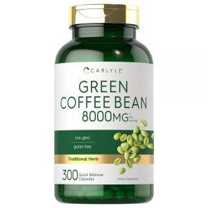 Carlyle Green Coffee 콩 추출물 | 8000mg 300캡슐 GMO 프리 및 글루텐 포뮬러 전통 허브 보충제