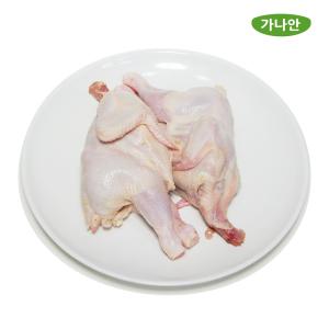 가나안식품 삼계탕용 영계닭 대(大) 2마리 백숙 통닭구이 개별 진공포장