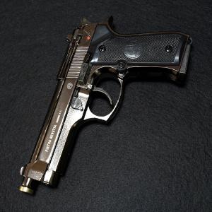 아크로모형 베레타 M92 FS 크롬 메탈슬라이드 에어코킹건 ( M92FS ) BERETTA 건스토리