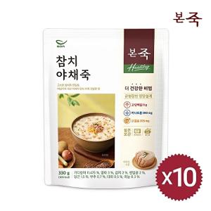 [본죽]Healthy 참치야채죽 330g 10팩