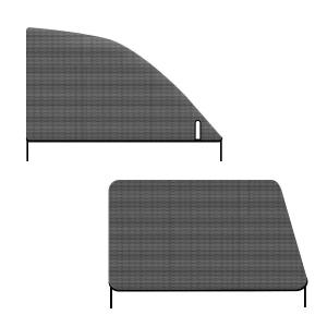 자동차 모기장 2개입/ 차량 창문 그늘막/ 여름차박