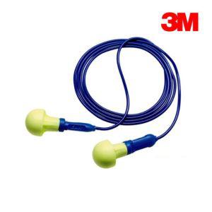 3M 3M청력보호구 끈있는타입 PushinsCoredd 청력보호구 Corded 100개 SET Pushins 귀마개