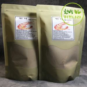 천연조미료 국내산 새우 가루 분말 500g X 2봉지