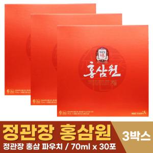 정관장 홍삼원 70ml x 30포 3박스 명절 감사 효도 선물 세트 선물용 쇼핑백 포함