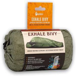 Mountain Lab Exhale Emergency Bivy 통기성 슬리핑 백 생존 패커  방수 및 방풍 열 경량 대피소 비상 담요