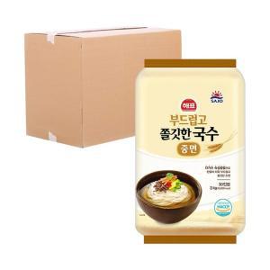 [더트레이더스]사조해표 부드럽고 쫄깃한 국수 중면 3kg 4입