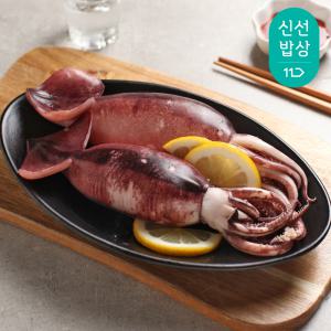 국내산 손질 통 오징어 250g(2미) x 4팩 / 수협수매 100% 