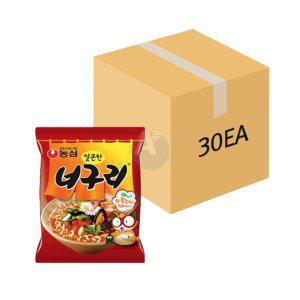 농심 너구리 120g 30개입 (1BOX) 한박스 봉지라면