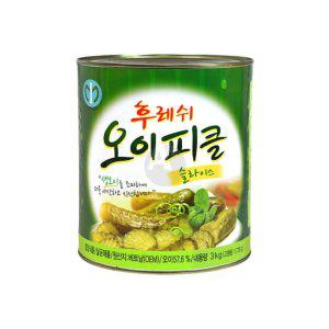 일미 오이피클 슬라이스 3Kg 대용량 업소용피클 벌크