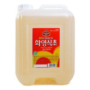 청정원 화영식초 15L 대용량 업소용