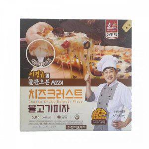 MAEC 한맥 원형 치즈크러스트 불고기 피자 550g 1개 (반품불가)