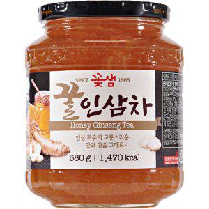 꽃샘 꿀인삼차 580g