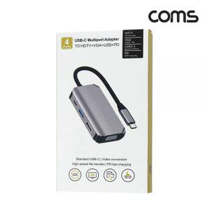 USB 3.1 Type C 컨버터(멀티) 4 in 1 HDMI 4K2K VGA