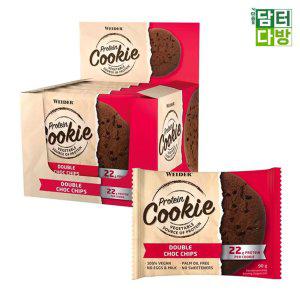 웨이더 단백질 쿠키 더블 초코 칩스 90g x 12개