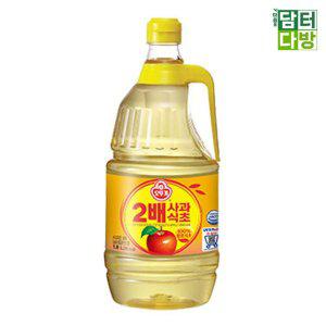 오뚜기 2배 사과식초 1.8L x 2개