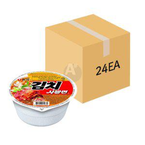 농심 김치사발면 86g 24개입 (1BOX) 컵라면 사무실라면 탕비실라면 피씨방 야식 간식 비상식량 편의점