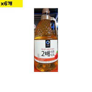 식자재 도매 2배 사과식초 대상 1.8L x6개