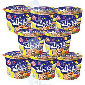 오뚜기 진라면 순한맛 110g 큰컵 8개 컵라면 큰사발