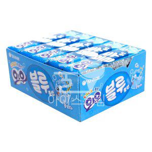 와우 블루 풍선껌 쿨소다 21g x 15개 (1BOX)