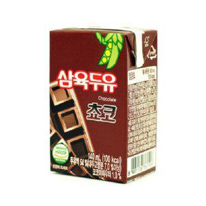 삼육두유 쵸코 (140ml X 24팩) 비건(Vegan)