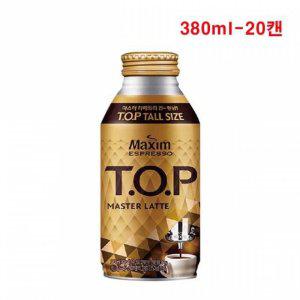 TOP 마스터 커피라떼 380ml 20캔