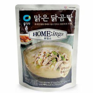 쿨샵 청정원 맑은닭곰탕 즉석조리식품 밀키트 450g4개