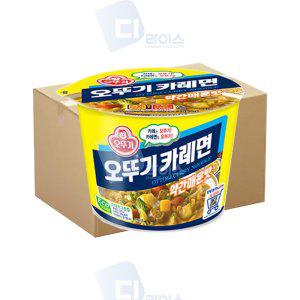 오뚜기 카레면 약간매운맛 큰컵 110g 24개 컵라면