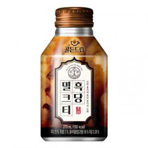 해태음료 골든드랍 흑당밀크티 270ml X 24캔