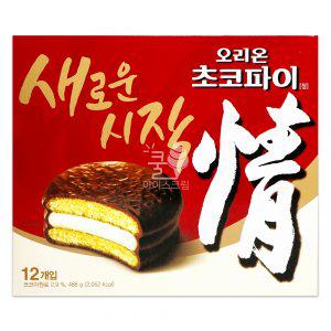 오리온 초코파이 정 39g 12개입 (1BOX) (반품불가)