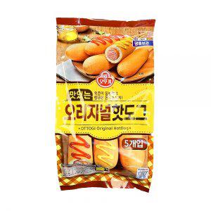 오뚜기 맛있는 오리지널 핫도그 400g (5개입) 1개 (반품불가)